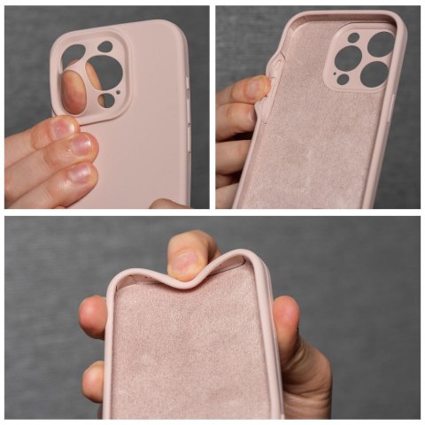 Etui SILICONE 2mm do iPhone 13 pudrowy róż