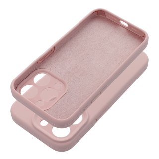 Etui SILICONE 2mm do iPhone 16 Pro pudrowy róż