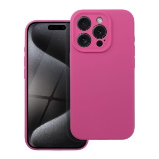 Etui SILICONE 2mm do iPhone 16 Pro róż