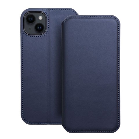 Etui DUAL POCKET Book do iPhone 14 Plus granatowy