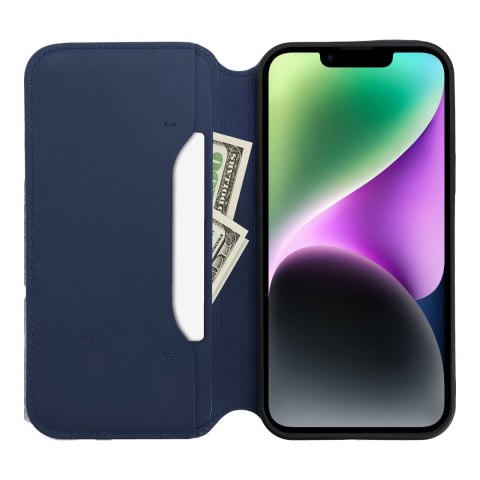 Etui DUAL POCKET Book do iPhone 16 Pro granatowy
