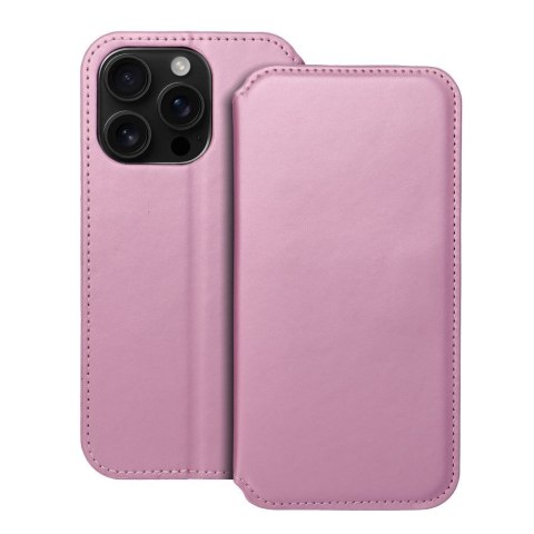 Etui DUAL POCKET Book do iPhone 16 Pro jasny różowy