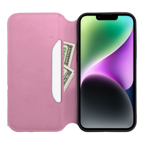 Etui DUAL POCKET Book do iPhone 16 Pro jasny różowy