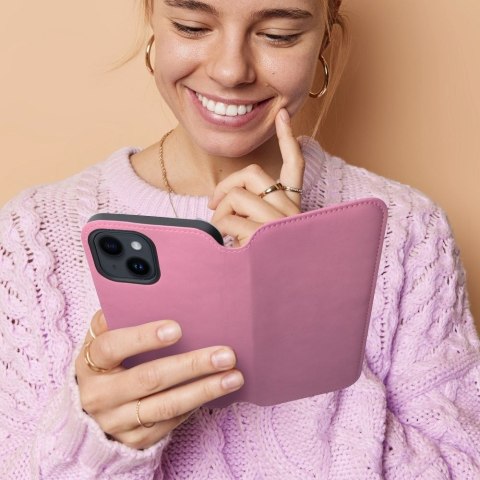 Etui DUAL POCKET Book do iPhone 16 Pro jasny różowy