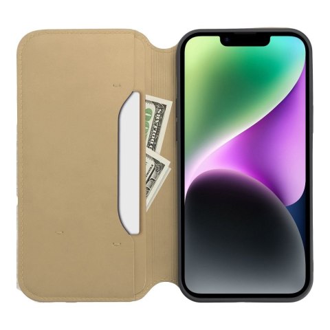 Etui DUAL POCKET Book do iPhone 16 Pro złoty