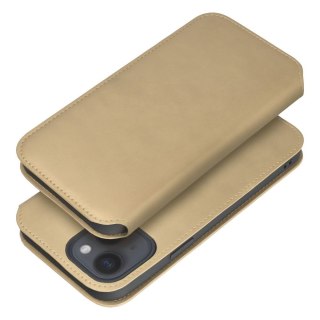 Etui DUAL POCKET Book do iPhone 16 złoty