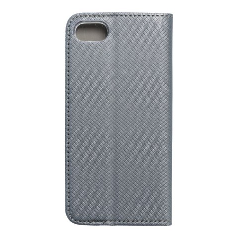 Etui SMART CASE Book do iPhone 7 / 8 / SE 2020 / SE 2022 stalowy