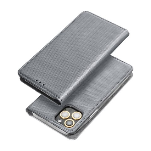 Etui SMART CASE Book do iPhone 7 / 8 / SE 2020 / SE 2022 stalowy