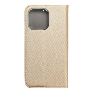 Etui SMART CASE Book do iPhone 13 Pro złoty