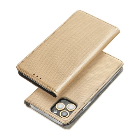 Etui SMART CASE Book do iPhone 14 Pro złoty