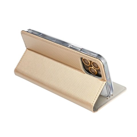 Etui SMART CASE Book do iPhone 14 Pro złoty