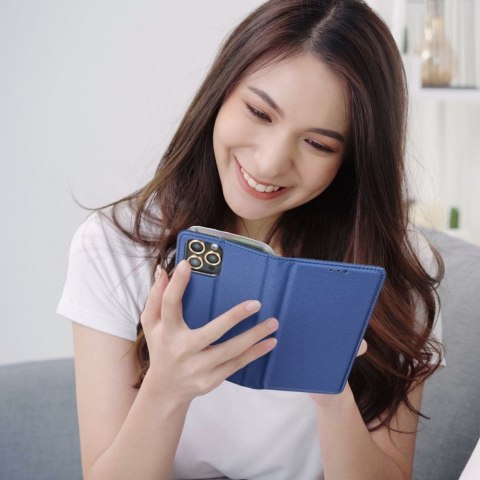 Etui SMART CASE Book do iPhone 14 Pro granatowy