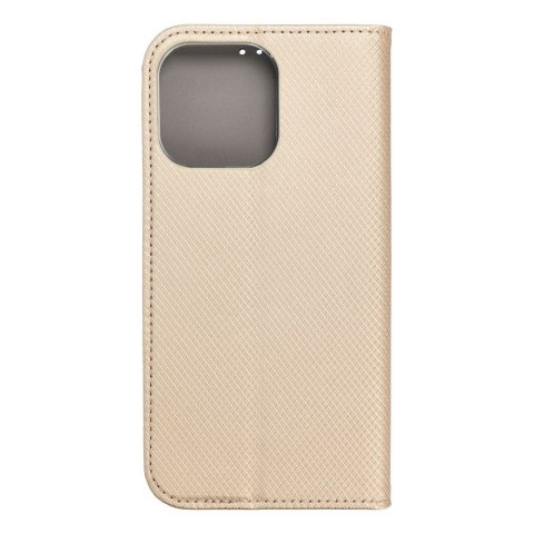 Etui SMART CASE Book do iPhone 15 Pro Max złoty