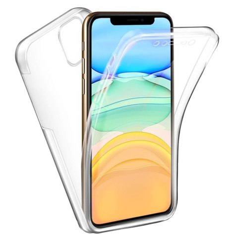 Etui 360 FULL COVER PC + TPU do iPhone 13 Pro Max transparentny