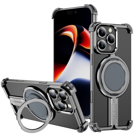 Etui TITANIUM Bracket do iPhone 13 / 14 srebrny