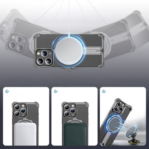 Etui TITANIUM Bracket do iPhone 13 / 14 srebrny