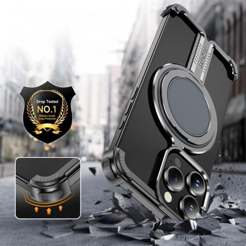 Etui TITANIUM Bracket do iPhone 13 / 14 srebrny