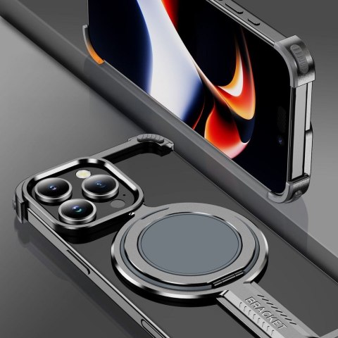 Etui TITANIUM Bracket do iPhone 13 / 14 srebrny