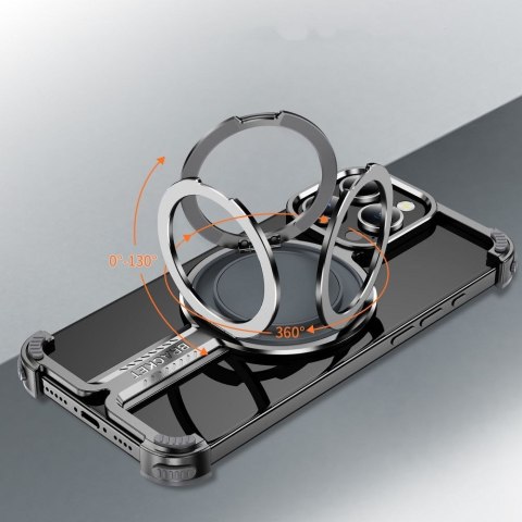 Etui TITANIUM Bracket do iPhone 13 / 14 srebrny