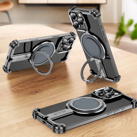 Etui TITANIUM Bracket do iPhone 13 / 14 srebrny
