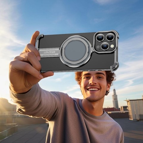 Etui TITANIUM Bracket do iPhone 15 PRO MAX czarny