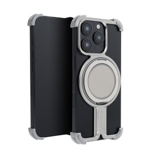 Etui TITANIUM Bracket do iPhone 16 srebrny