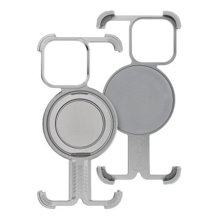 Etui TITANIUM Bracket do iPhone 16 srebrny