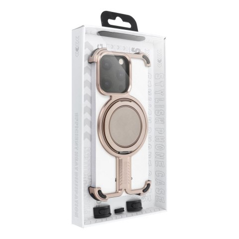 Etui TITANIUM Bracket do iPhone 13 / 14 pustynny złoty