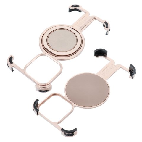 Etui TITANIUM Bracket do iPhone 13 / 14 pustynny złoty