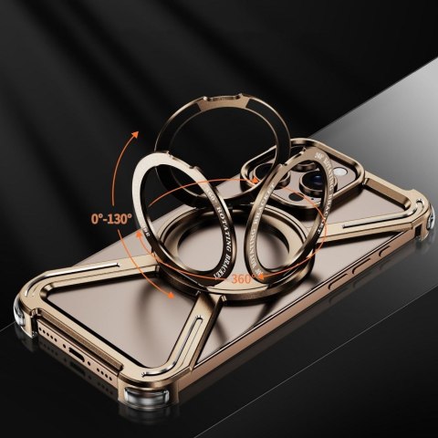 Etui TITANIUM Escort do iPhone 13 / 14 srebrny