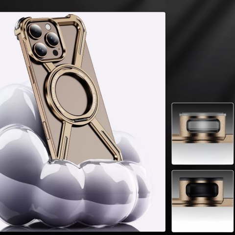 Etui TITANIUM Escort do iPhone 13 / 14 srebrny