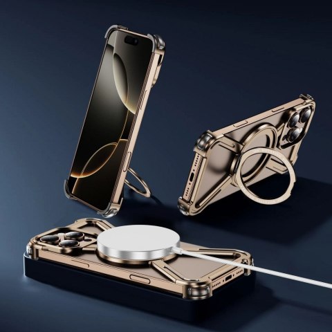 Etui TITANIUM Escort do iPhone 13 / 14 srebrny