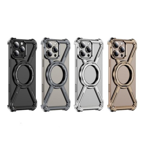 Etui TITANIUM Escort do iPhone 13 / 14 srebrny