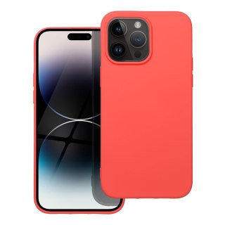 Etui SILICONE do iPhone 14 Pro Max brzoskwiniowy