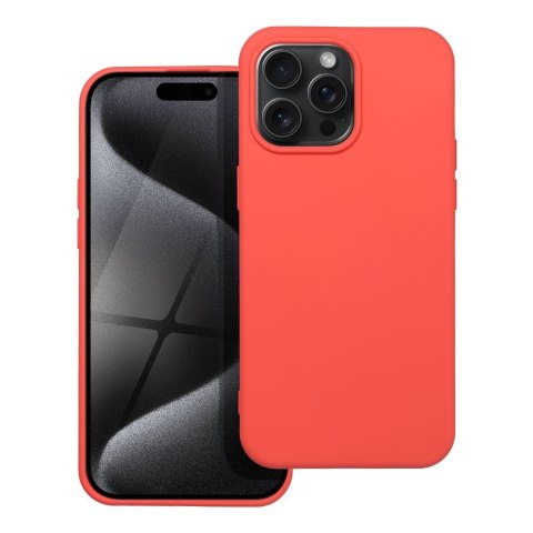 Etui SILICONE do iPhone 15 Pro Max brzoskwiniowy