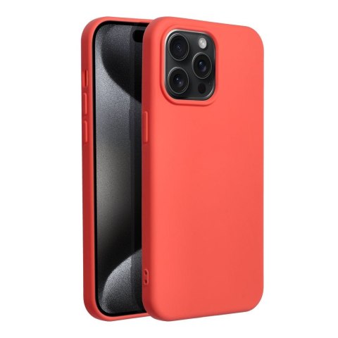 Etui SILICONE do iPhone 15 Pro Max brzoskwiniowy