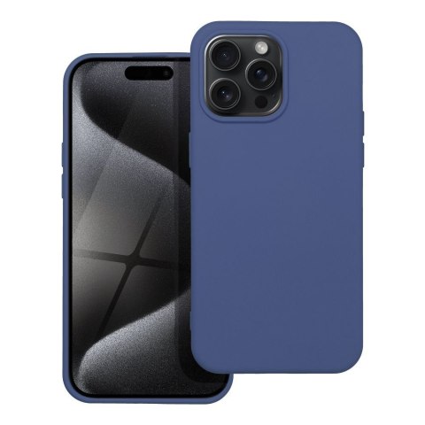 Etui SILICONE do iPhone 15 Pro Max niebieski