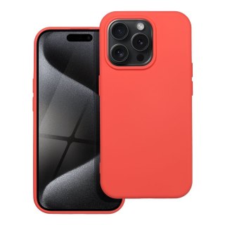 Etui SILICONE do iPhone 15 Pro brzoskwiniowy
