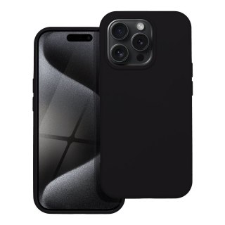 Etui SILICONE do iPhone 15 Pro czarny