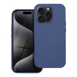 Etui SILICONE do iPhone 15 Pro niebieski