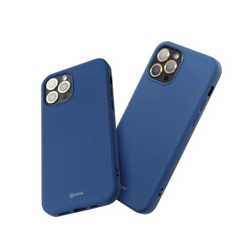ROAR Etui COLORFUL JELLY do iPhone 13 Granatowy
