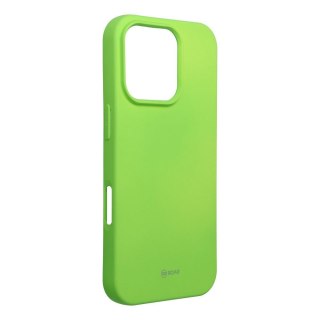 ROAR Etui COLORFUL JELLY do iPhone 16 Pro Limonka