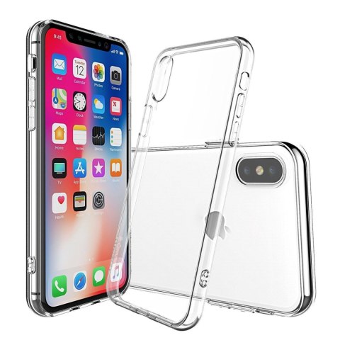 Etui BACK CASE ULTRA SLIM 0,3 mm do iPhone XS transparentny