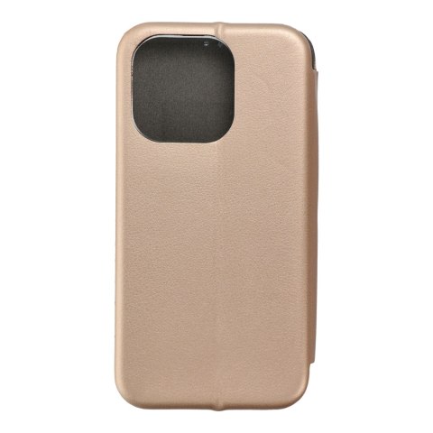 Etui ELEGANCE Book do iPhone 14 Pro złoty