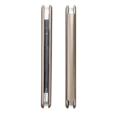 Etui ELEGANCE Book do iPhone 14 Pro złoty