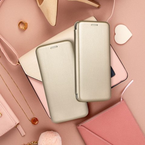 Etui ELEGANCE Book do iPhone 14 Pro złoty