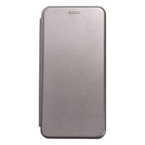 Etui ELEGANCE Book do iPhone 15 Pro Max stalowy