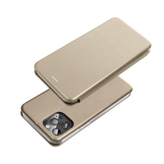 Etui ELEGANCE Book do iPhone 16 Plus złoty