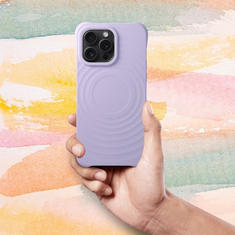 Silicone Zephyr Mag Cover kompatybilny z MagSafe do iPhone 13 liliowy
