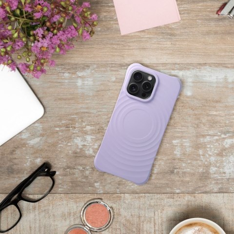 Silicone Zephyr Mag Cover kompatybilny z MagSafe do iPhone 13 liliowy